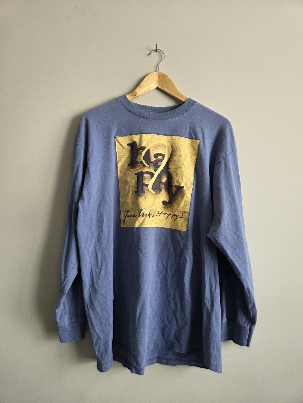 Vintage Gildan Long Sleeve Crewneck Graphic Heavyweight 100% Cotton Y2k 00s 90s
